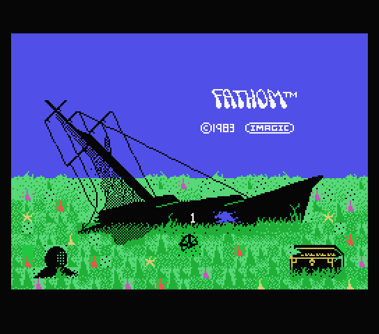 Ningyo Densetsu: Fathom title screen for MSX